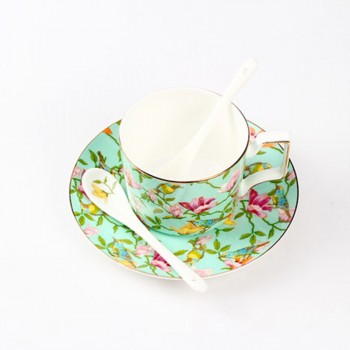 Wourmth single Fashion ceramic coffee cup set quality bone china cup bone china coffee cup disc