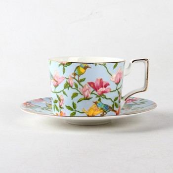 Wourmth single Fashion ceramic coffee cup set quality bone china cup bone china coffee cup disc