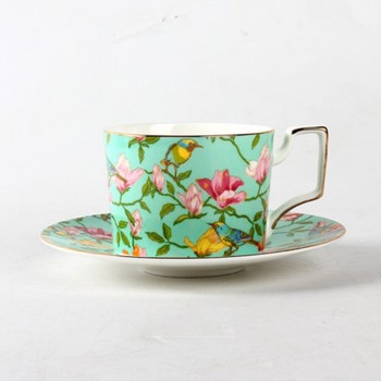 Wourmth single Fashion ceramic coffee cup set quality bone china cup bone china coffee cup disc