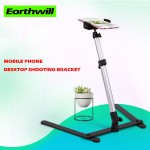 Reversible photo shooting bracket macro camera mobile photography desktop monopod support tripod