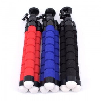 ANJIRUI Mini flexible portable sponge Octopus Tripod Stand Flexible for GoPro SLR DSLR DV Camera Small Camera phone Holder Stand