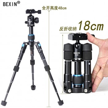 Professional Portable Travel Compact Aluminum Mini Tripod with Ball Head for DSLR Digital Camera Smart phone