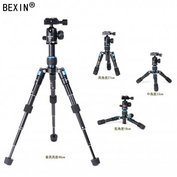 Professional Portable Travel Compact Aluminum Mini Tripod with Ball Head for DSLR Digital Camera Smart phone