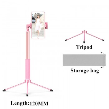 Tripod LED Selfie Stick 1.7m Extendable live Ring light Stand 4 in 1 With Monopod Phone Mount for iPhone X 8 Android SmartPhone