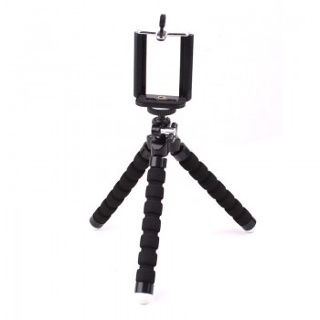 Phone Tripod Holder Flexible Sponge Octopus Tripod Stand Mount Bluetooth Remote Shutter Selfie Stick Self-timer Tripod Bracket