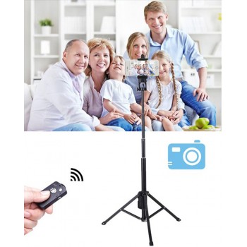 3 In 1 Yunteng 1688 Bluetooth Remote Shutter Portable Handle Selfie Stick Mini Table Tripod for IOS Android Iphone Samsung