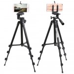 Professional Camera Tripod Photographic Travel Portable Tripod Fold Smart Phone Tripod for iPhone Samsung Galaxy With Carry Bag