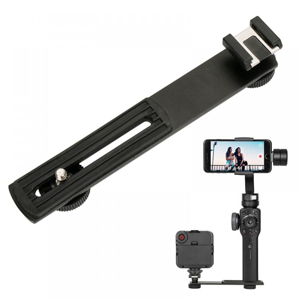 Ulanzi BOYA BY-C01 Metal Cold Shoe Plate Universal for iPhone Zhiyun Smooth 4/Smooth Q Gimbal LED Light BY-MM1 Microphone Flash