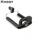 SHOOT Phone Holder Tripod Clip with 1/4 inch Nut Screw Hole Mount for iPhone X 8 6S Xiaomi 8 Huawei SamSung GoPro Hero Accessory