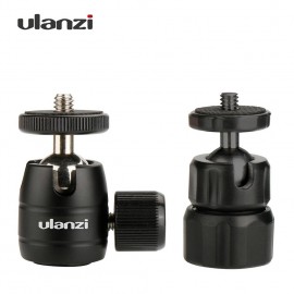Ulanzi U-30 CNC Metal Mini Tripod Ball Head Ballhead with 1/4 thread,Tripod head for iPhone X Smartphone/lightweight Cameras