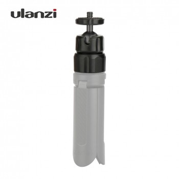 Ulanzi U-30 CNC Metal Mini Tripod Ball Head Ballhead with 1/4 thread,Tripod head for iPhone X Smartphone/lightweight Cameras