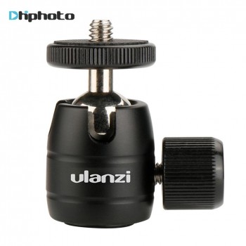 Ulanzi U-30 CNC Metal Mini Tripod Ball Head Ballhead with 1/4 thread,Tripod head for iPhone X Smartphone/lightweight Cameras