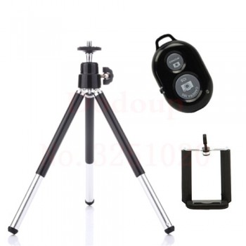 FGHGF Bluetooth Remote Tripod Bracket For iPhone Mini Portable Mount Monopod Extendable Camera Stand Universal Phone Tripods