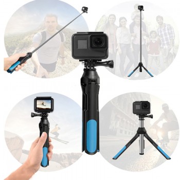 Selfie Stick Tripod Stand Extendable Monopod Phone Mount for iPhone X 8 Android GoPro 7 SJCAM EKNE Xiaomi Yi Camera Accessories