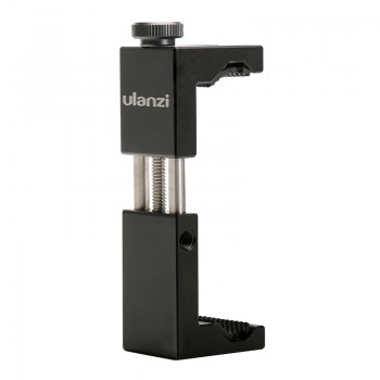 Ulanzi ST-02S 65MM to 95MM Tripod Phone Mount with Cold Shoe 1/4 Screw Phone Mount Stand Clipper for iPhone X 8 7 Plus Samsung