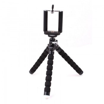 Mini Portable Flexible Sponge Octopus Tripod Bracket Stand Mount Monopod + Phone Holder For Gopro Camera DSLR Mount