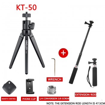 Kinjoy KT-30/50 Mini Tripod For Your Phone Para Movil Gorillapod Aluminum Flexible Camera Tripode Stand Mobile Tripe Profesional