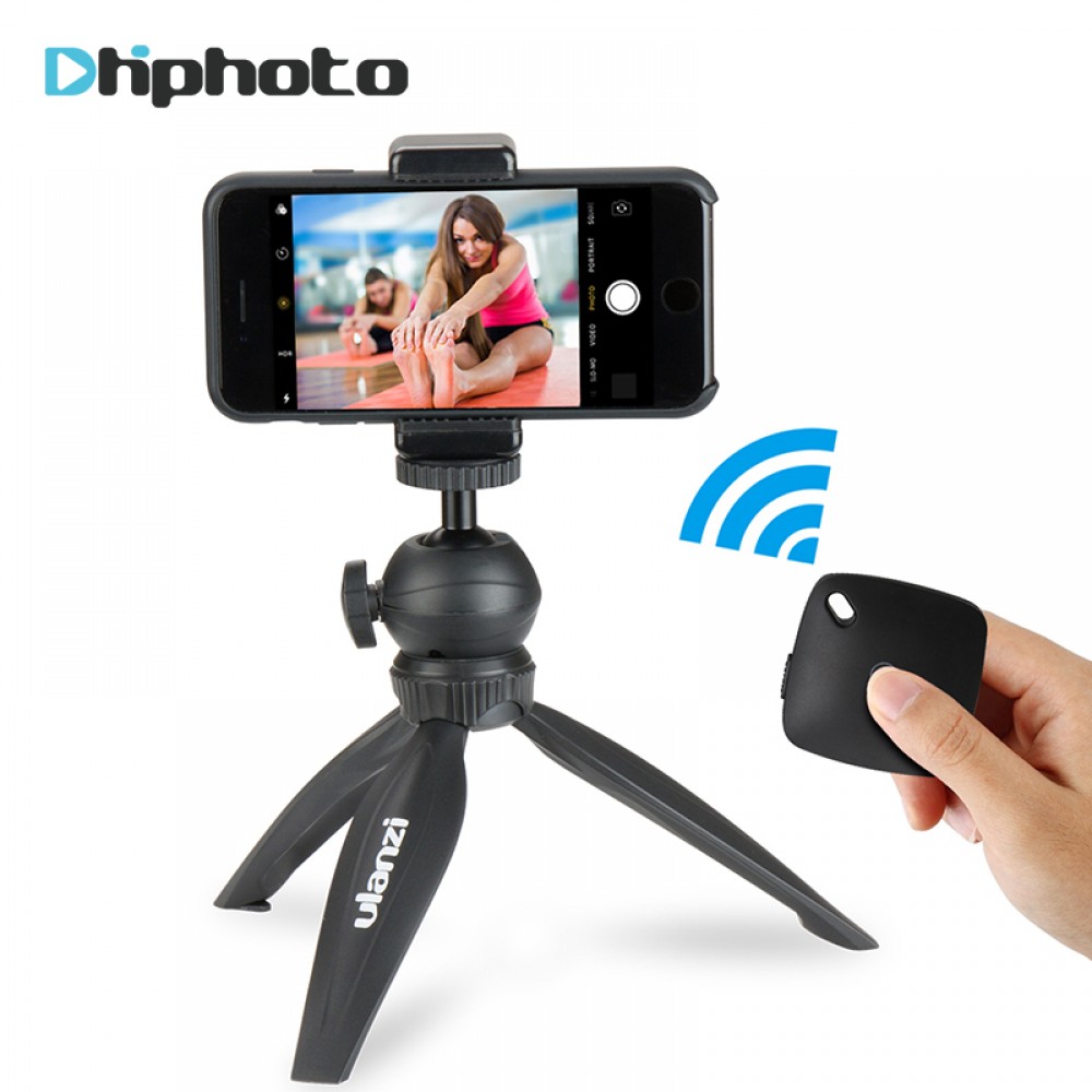 Ulanzi Mini Tripod for Phone,Travel Tripod with Detachable Ballhead for iPhone Samsung Canon Nikon GoPro 6 Smooth Q Smooth 4 DJI