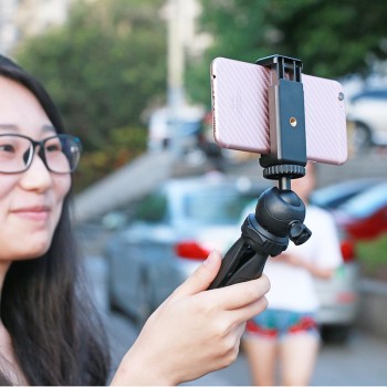 Ulanzi Mini Tripod for Phone,Travel Tripod with Detachable Ballhead for iPhone Samsung Canon Nikon GoPro 6 Smooth Q Smooth 4 DJI