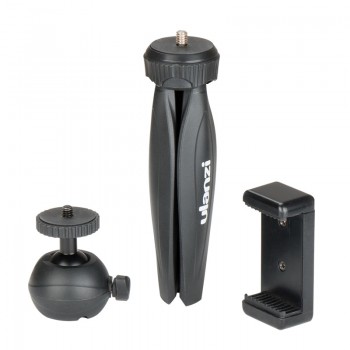 Ulanzi Mini Tripod for Phone,Travel Tripod with Detachable Ballhead for iPhone Samsung Canon Nikon GoPro 6 Smooth Q Smooth 4 DJI