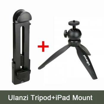 Ulanzi Mini Tripod for Phone,Travel Tripod with Detachable Ballhead for iPhone Samsung Canon Nikon GoPro 6 Smooth Q Smooth 4 DJI