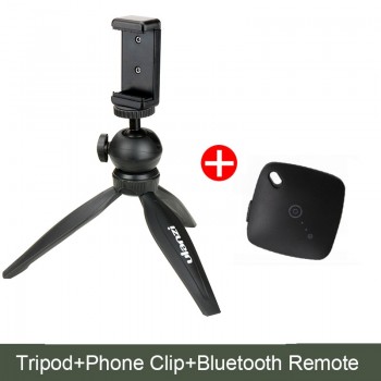 Ulanzi Mini Tripod for Phone,Travel Tripod with Detachable Ballhead for iPhone Samsung Canon Nikon GoPro 6 Smooth Q Smooth 4 DJI
