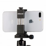 ulanz Smartphone Tripod Mount - Ulanzi IRON MAN Aluminum Metal Universal Smart Phone Tripod Adapter Holder Clip for iPhone 8