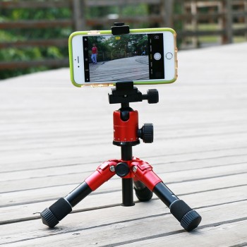 ulanz Smartphone Tripod Mount - Ulanzi IRON MAN Aluminum Metal Universal Smart Phone Tripod Adapter Holder Clip for iPhone 8
