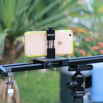 ulanz Smartphone Tripod Mount - Ulanzi IRON MAN Aluminum Metal Universal Smart Phone Tripod Adapter Holder Clip for iPhone 8