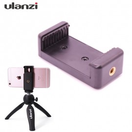 Ulanzi Smartphone Tripod Mount Adapter Phone Tripod Clamp Holder for iPhone X 7plus Samsung Meizu Xiaomi Huawei mobile phone