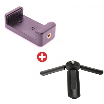 Ulanzi Smartphone Tripod Mount Adapter Phone Tripod Clamp Holder for iPhone X 7plus Samsung Meizu Xiaomi Huawei mobile phone