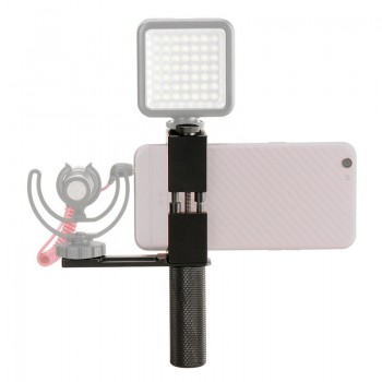 HOT Microphone Cold Shoe Plate Handhold Stabilizer Phone Mount Video Grip Stand for Ulanzi PT-1 Drop shipping