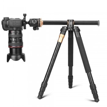 Cadiso Q999H Professional Video Camera Tripod 61 Inch Portable Compact Travel Horizontal Tripod with Ball Head for Camera