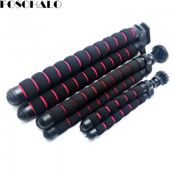 FOSOHALO 1pcs S/M/L Sponge Octopus Tripod for Nikon/Canon/Yi/for Gopro DSLR Camera Selfie Stick Clip/Remote Control for Phone