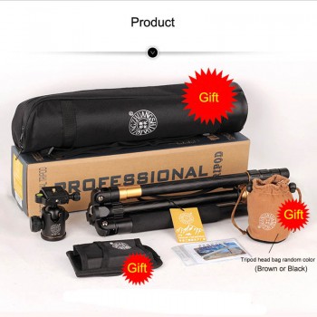 Hot Q999 Professional Photographic Portable Tripod To Monopod+Ball Head For Digital SLR DSLR Camera Fold 43cm Max Loading 15Kg