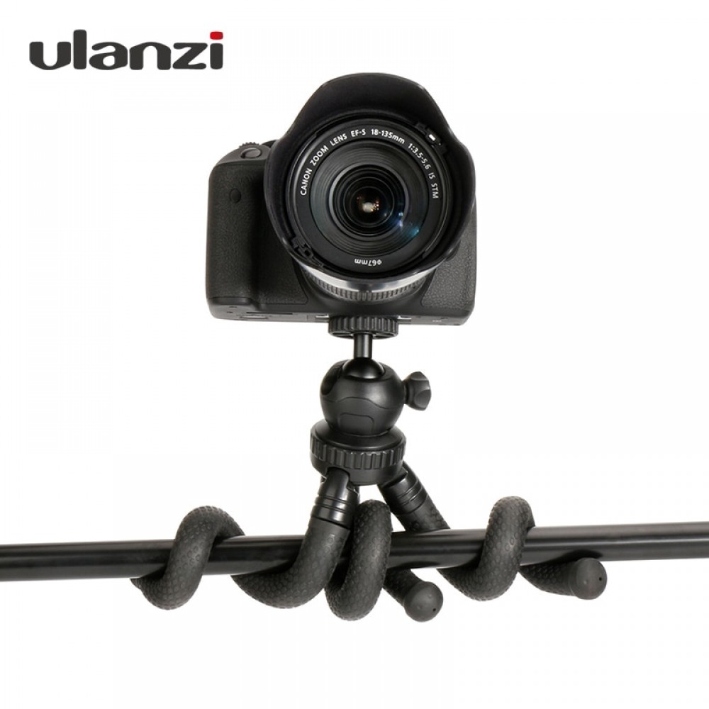 Travel Outdoor Octopus Tripod Mini Bracket Stand Flexible Tripod with Ballhead Phone Mount for Smartphone DSLR Camera Gopro