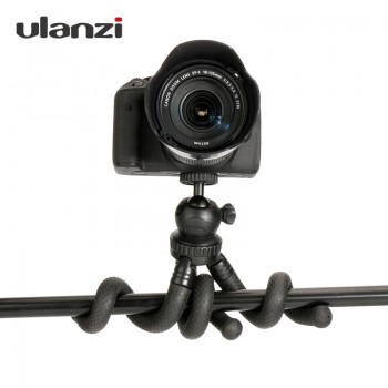Travel Outdoor Octopus Tripod Mini Bracket Stand Flexible Tripod with Ballhead Phone Mount for Smartphone DSLR Camera Gopro