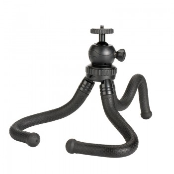 Travel Outdoor Octopus Tripod Mini Bracket Stand Flexible Tripod with Ballhead Phone Mount for Smartphone DSLR Camera Gopro