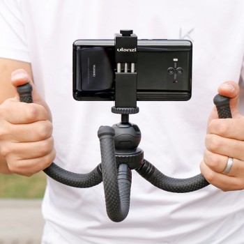 Travel Outdoor Octopus Tripod Mini Bracket Stand Flexible Tripod with Ballhead Phone Mount for Smartphone DSLR Camera Gopro