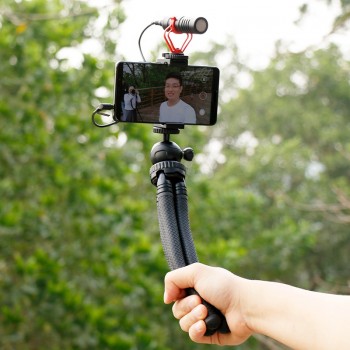Travel Outdoor Octopus Tripod Mini Bracket Stand Flexible Tripod with Ballhead Phone Mount for Smartphone DSLR Camera Gopro