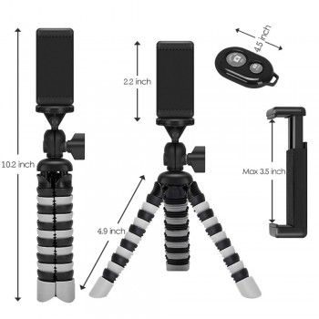 DUSZAKE CP1 Mini Tripod For Phone Stand Gorillapod Smartphone Tripod For iPhone Tripod For Phone Mini Tripod For Mobile Camera