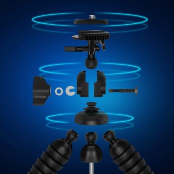 DUSZAKE CP1 Mini Tripod For Phone Stand Gorillapod Smartphone Tripod For iPhone Tripod For Phone Mini Tripod For Mobile Camera