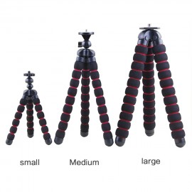 Octopus Camera Tripod Small Medium Large Gorillapod Sponge Accessories Tripe Mini Tripod Holder Bracket Phone Clip For Go Pro