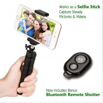 DUSZAKE Flexible Gorillapod Mini Tripod for Phone Camera Octopus Mini Tripods for Mobile Phone Tripod For iPhone Xiaomi Samsung
