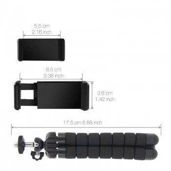 DUSZAKE Flexible Gorillapod Mini Tripod for Phone Camera Octopus Mini Tripods for Mobile Phone Tripod For iPhone Xiaomi Samsung