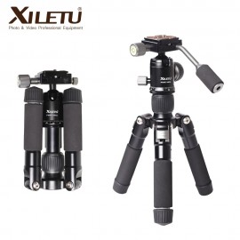 XILETU FM5C-MINI Aluminum Stable Tabletop Desktop Tripodamp;Ball Head For Digital camera Mirrorless camera Smart phone