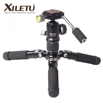 XILETU FM5C-MINI Aluminum Stable Tabletop Desktop Tripodamp;Ball Head For Digital camera Mirrorless camera Smart phone