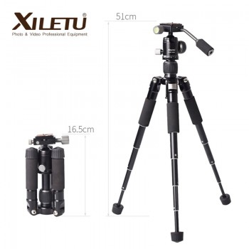XILETU FM5C-MINI Aluminum Stable Tabletop Desktop Tripodamp;Ball Head For Digital camera Mirrorless camera Smart phone