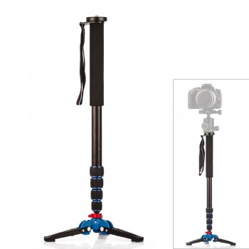Manbily A-222 165cm/65 Portable Professional DSLR Camera Monopodamp;M-1 Base head ball Mini tripod Stand For Canon Nikon phone DV