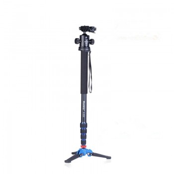 Manbily A-222 165cm/65 Portable Professional DSLR Camera Monopodamp;M-1 Base head ball Mini tripod Stand For Canon Nikon phone DV